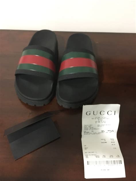 gucci flip flops oine receipt|Gucci Flip Flops meaning.